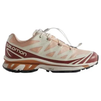 Salomon x Kith XT-6 Gore-Tex Crema Rosa Rojo