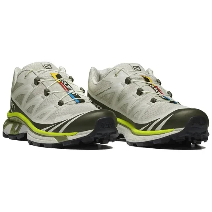 Salomon XT-6 «Gris Beige Neón»