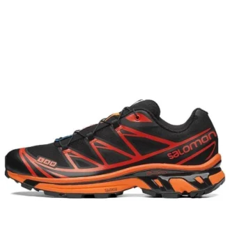 Salomon XT-6 «Negro, rojo y naranja»