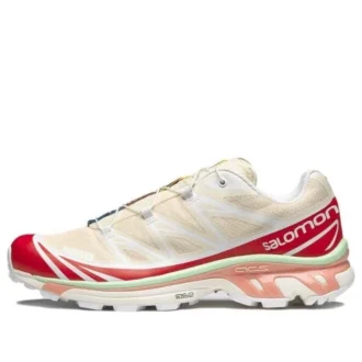 Salomon XT-6 «Shortbread Poppy Red Green Ash»
